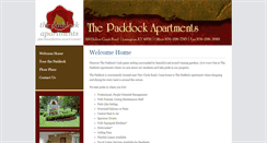 Desktop Screenshot of paddockapts.com